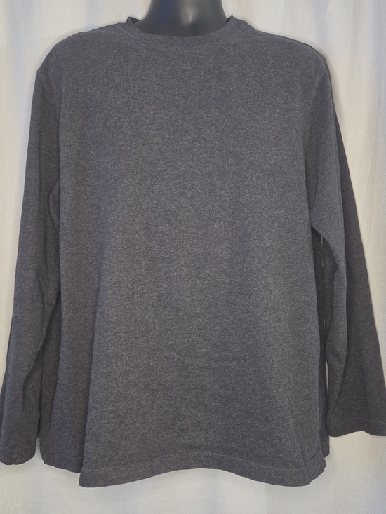 Covington Other - Covington Men's Crewneck Long-Sleeve Shirt - Dark Gray Size XL